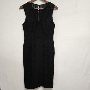 Vera‎ Wang Dress Little Black Dress Cocktail Party Dress Lace Mesh 4